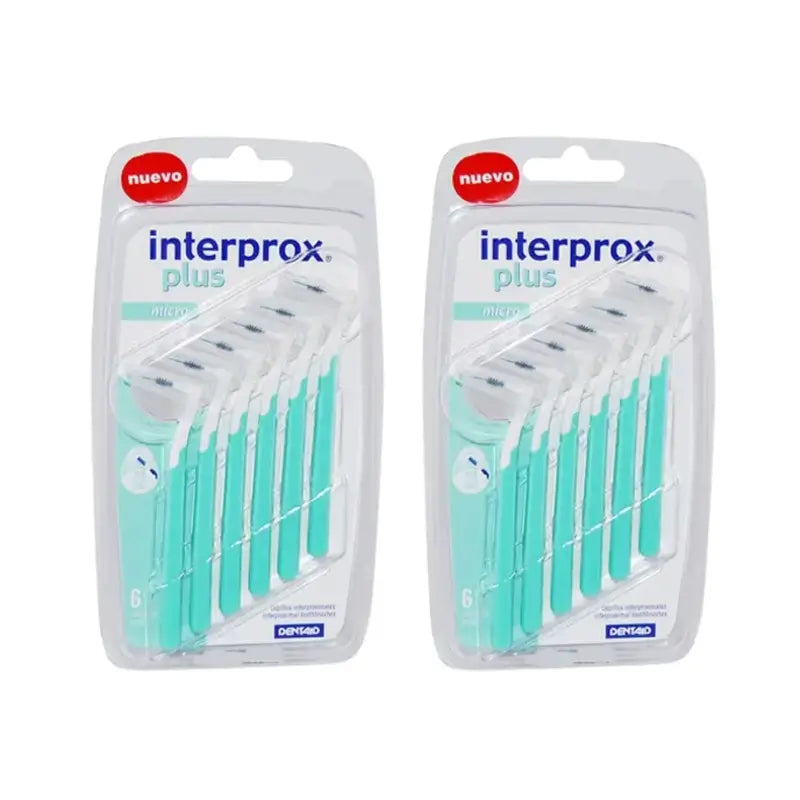 Interprox Plus Cepillo Dental Interproximal Micro, Pack De 2X6 Unidades