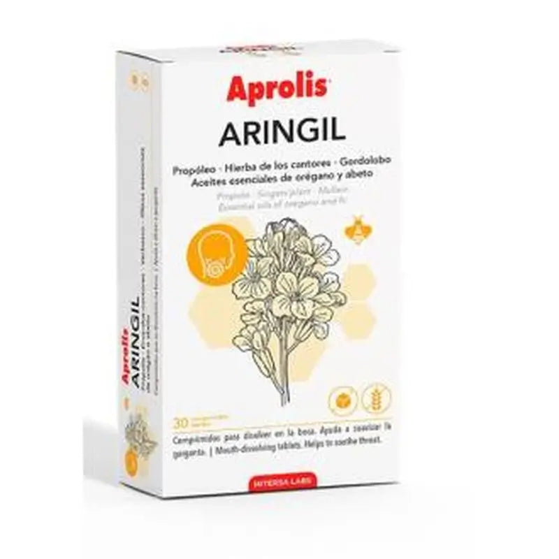 Intersa Aringil (Faringil) (Faringitis,Afonia,Tos), 30 Comprimidos
