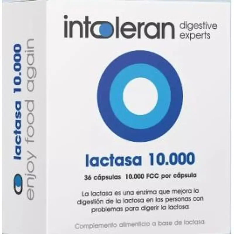 Intoleran Intoleran Lactasa 10.000 36 Cápsulas