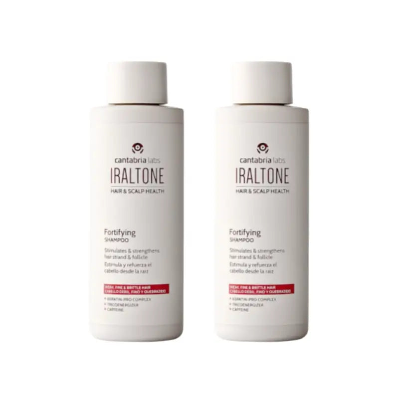 Iraltone Champú Fortificante, Pack 2 x 200 ml