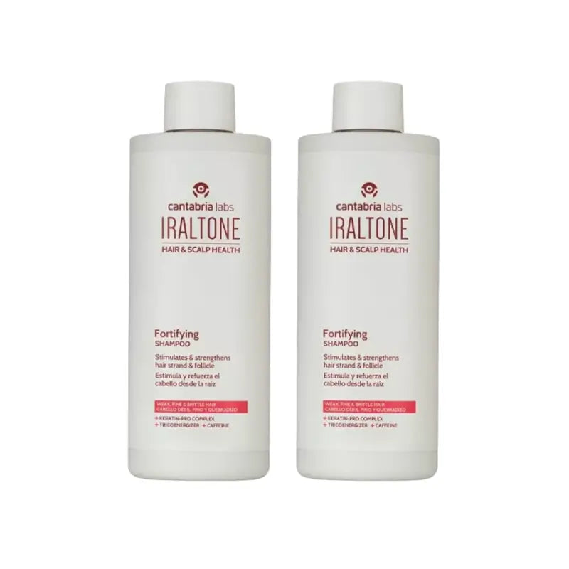 Iraltone Champu Fortificante, Pack 2 x 400 ml