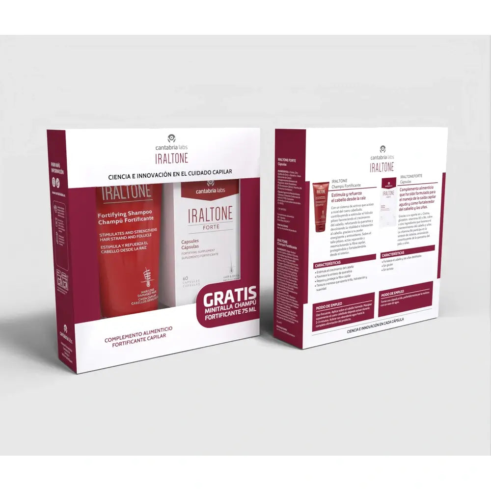 Iraltone Forte Cápsulas + Champú Fortificante Minitalla 75 Ml Regalo