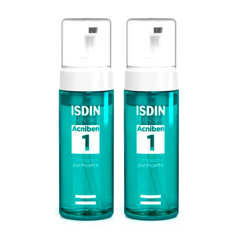 Isdin Acniben Espuma Limpiadora Purificante Pack 2 x 150 Ml