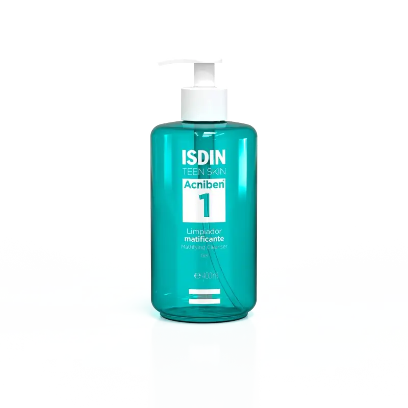 Isdin Acniben Gel Limpiador Matificante 400 Ml