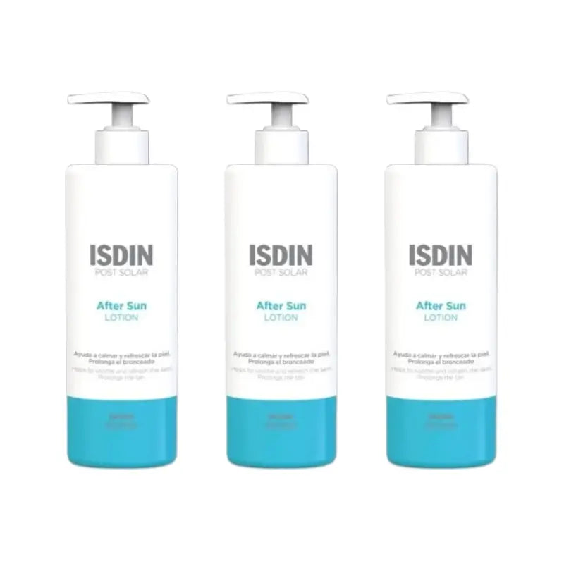 Isdin After Sun Loción, 3X400 Ml