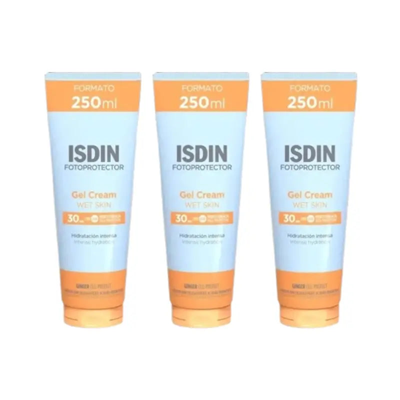 Isdin Fotoprotector Gel Crema Spf 30+, 3X250 Ml