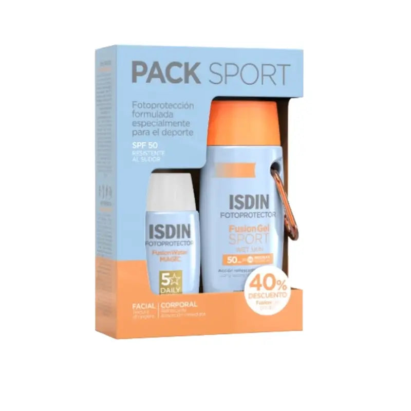 Isdin Fotoprotector Pack Sport Fwm + Fusion Gel Sport Al 40%