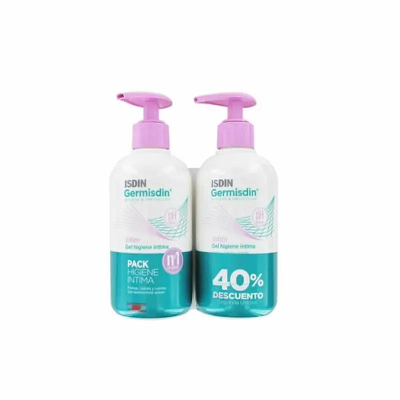 Isdin Germisdin Duplo Higiene Íntima, 2 x 250 Ml