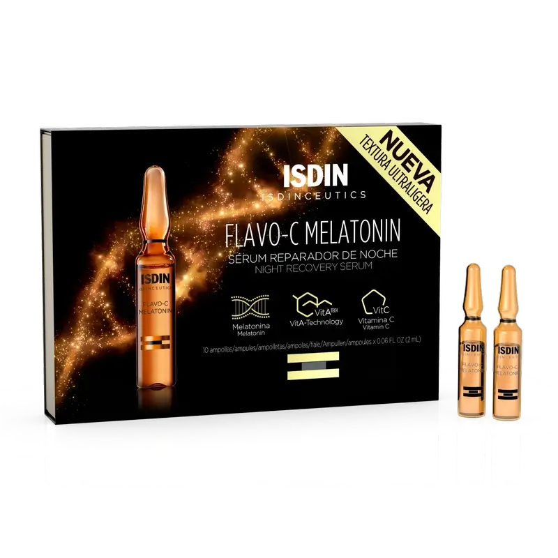 Isdinceutics Ampollas Flavo-C Melatonina 30 Unidades x 2 Ml