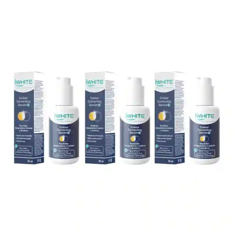 iWhite Colour Correcting Serum+, Pack de 3 x 30 ml