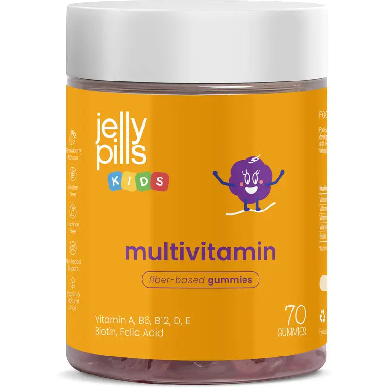 Jelly Pills Multivitamin Kids Complemento Alimenticio , 70 gummies
