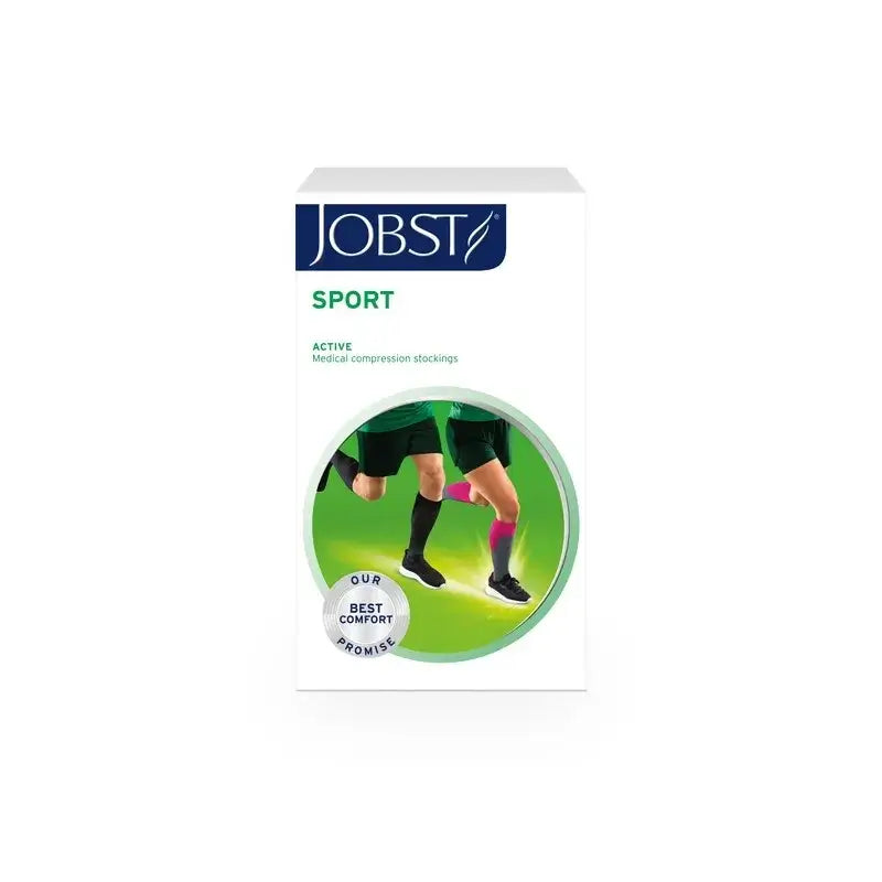 Jobst Calcetines Sport, Rosa/Gris, Talla M, 20-30 Mmhg