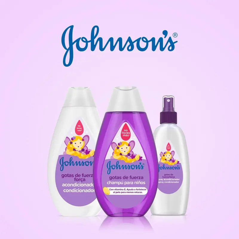 Johnson'S Baby Gotas de Fuerza Acondicionador En Spray Para Niños, 200 ml