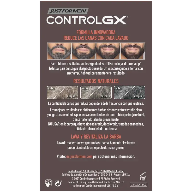 Just For Men Control Gx Barba, 118 ml