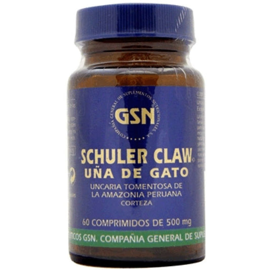 Gsn Schuler Claw 500 Mg Uña Gato, 60 Comprimidos