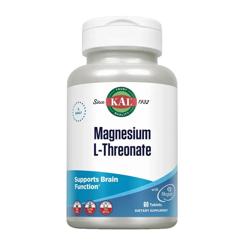 Kal Magnesio L-Threonato, 60 comprimidos