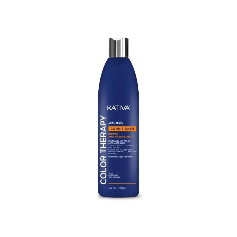 Kativa Color Therapy Anti-Brass Acondicionador , 355 ml