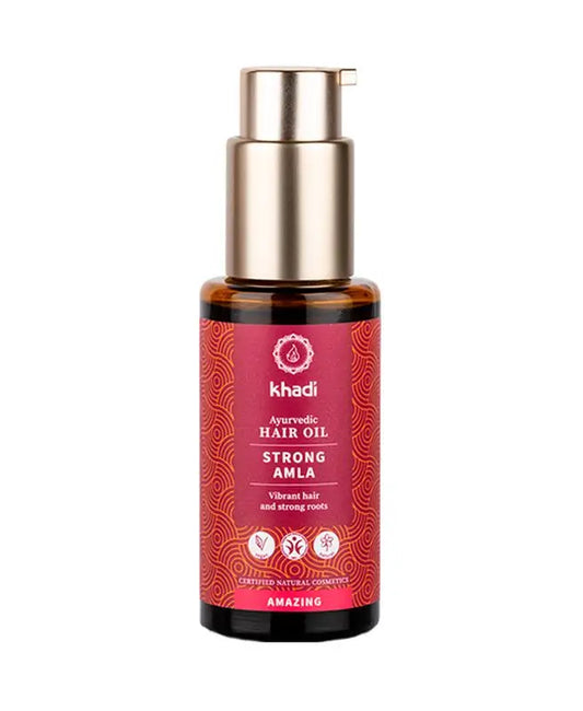 Khadi Aceite Capilar Amla-Fortalecedor Y Brillo, 50 Ml