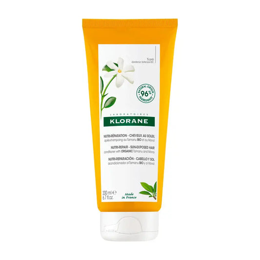 Klorane Bálsamo Capilar Reparador Enriquecido Al Tamanu Bio Y Monoi, 200 Ml
