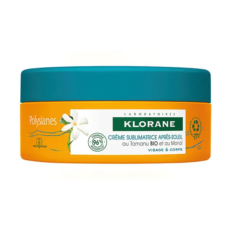 Klorane Crema Sublimadora After Sun Al Tamanu Bio Y Monoi, 200 ml