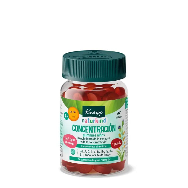 Kneipp Concentración Niños Gummies , 30 unidades