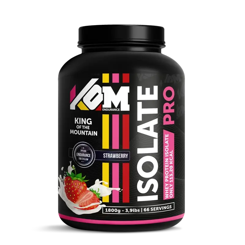 Kom Endurance Proteinas Nutricion Deportiva , bote de proteína isolada 1,8kg sabor fresa