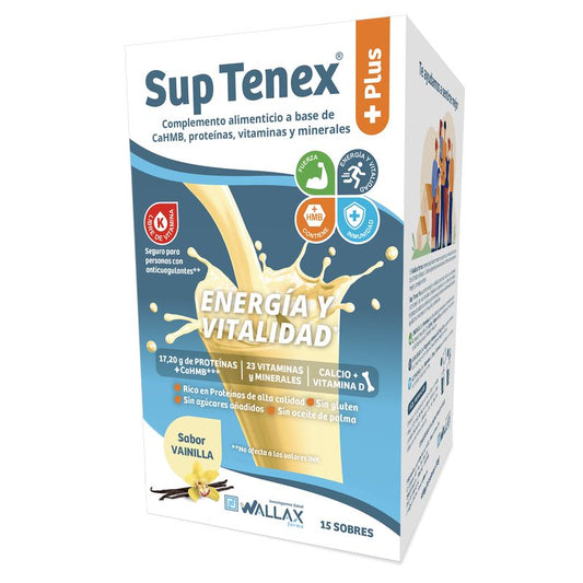 Sup Tenex Plus Vainilla, 32g x 15 sobres