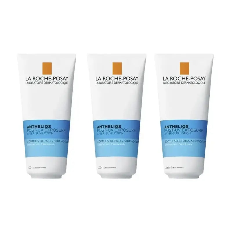 La Roche Posay Anthelios Post-Uv Loción After-Sun, 3X200 Ml