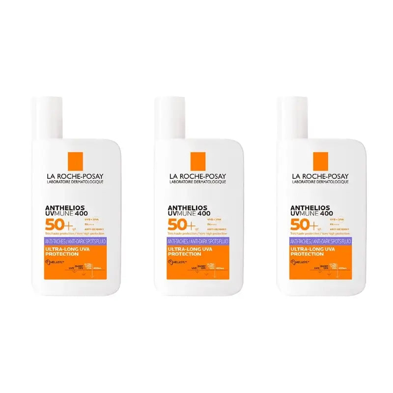 La Roche Posay Anthelios Uvmune 400 Fluido Antimanchas Spf50+ , 3X50 Ml