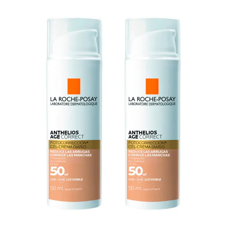 La Roche Posay Duplo Anthelios Age Correct Spf50 Color, 2 X 50 Ml