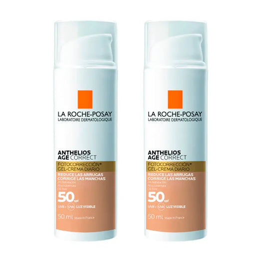 La Roche Posay Duplo Anthelios Age Correct Spf50 Color, 2 X 50 Ml