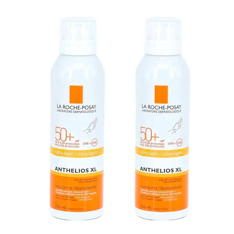 La Roche Posay Duplo Anthelios Xl Bruma Invisible Spf 50+, 2 X 200 Ml