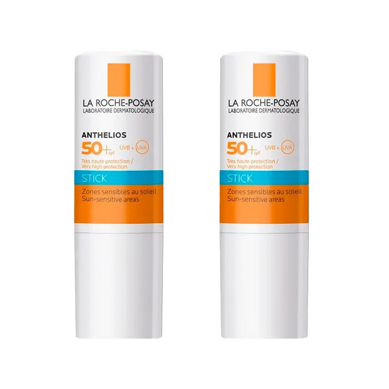 La Roche Posay Duplo Anthelios Stick Spf50+ Zonas Sensibles, 2 X 7 Gr