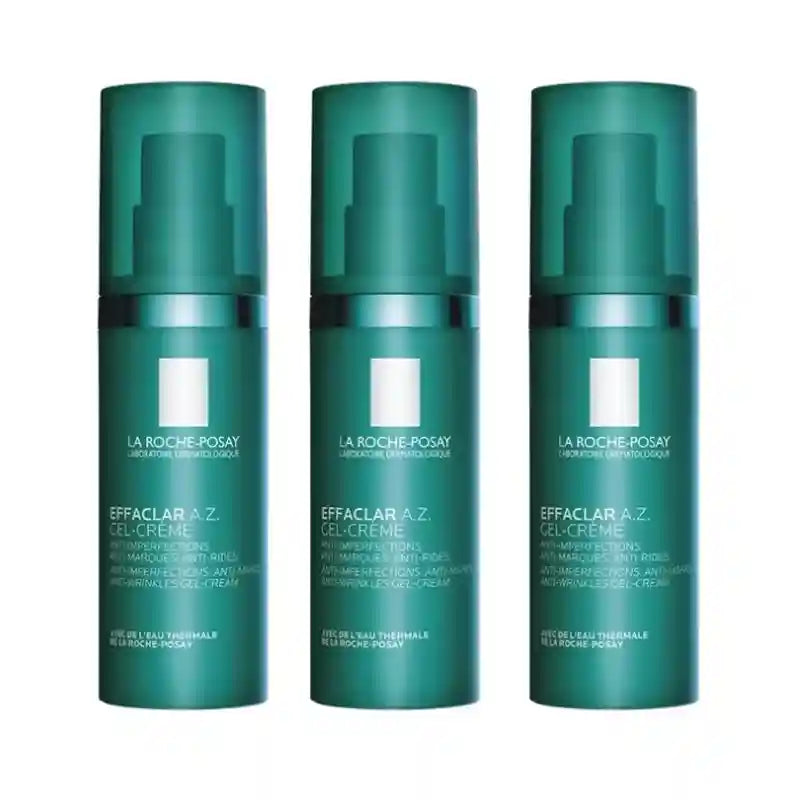 La Roche Posay Effaclar A.Z. Gel-Crema , 3x40 ml