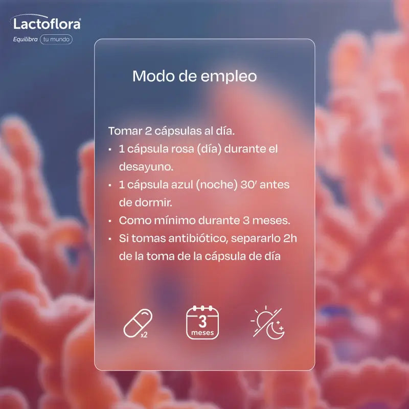Lactoflora Menopausia Día & Noche , 60 cápsulas