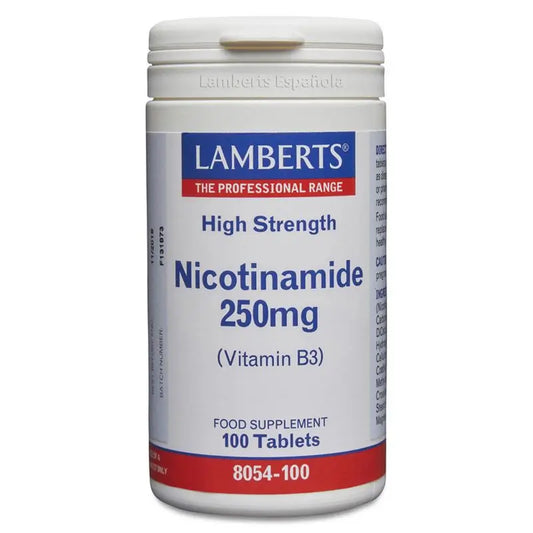 Lamberts Nicotinamida (Vit B3) , 100 cápsulas
