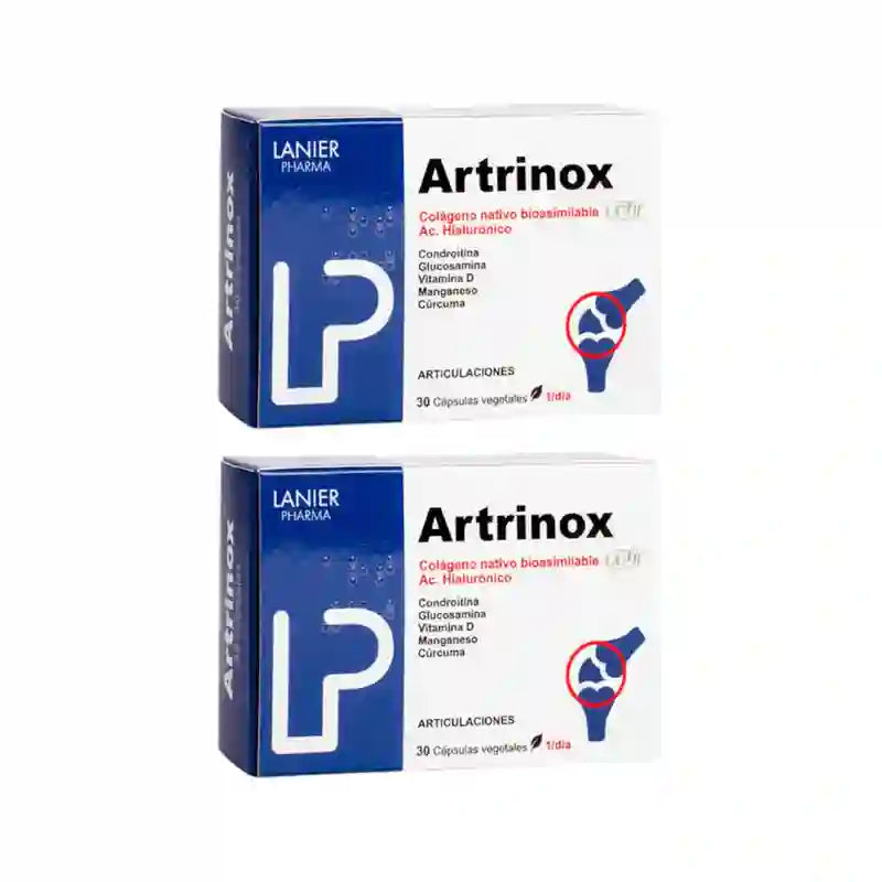 Lanier Pharma Artrinox Complemento Alimenticio , 2X30 Cápsulas Vegetales