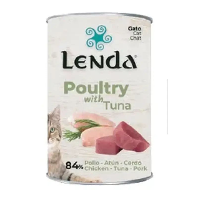 Lenda Wet Cat Pate Aves De Corra L Y Atun, 12x400 gr