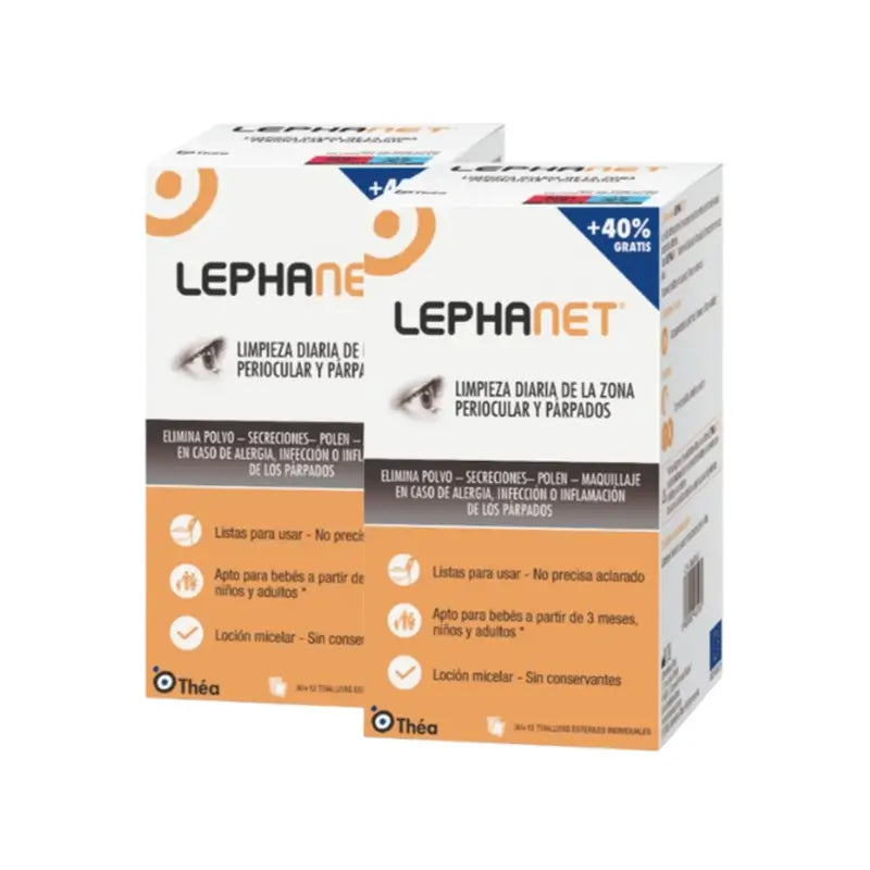 Lephanet Toallitas Limpiadoras, Pack 2 x 42 Unidades
