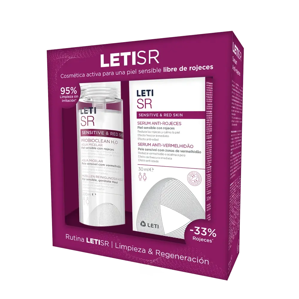 Leti SR Cofre Serum 30 Ml + Agua Micelar 200 Ml