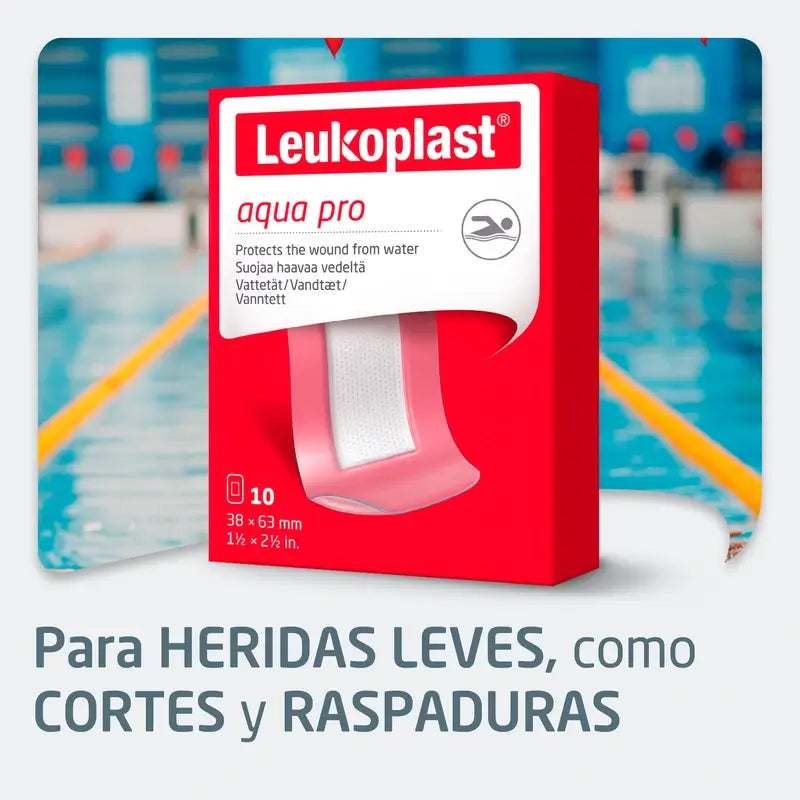 Leukoplast Aqua Pro, 19 Mm X 72 Mm, 10 Unidades