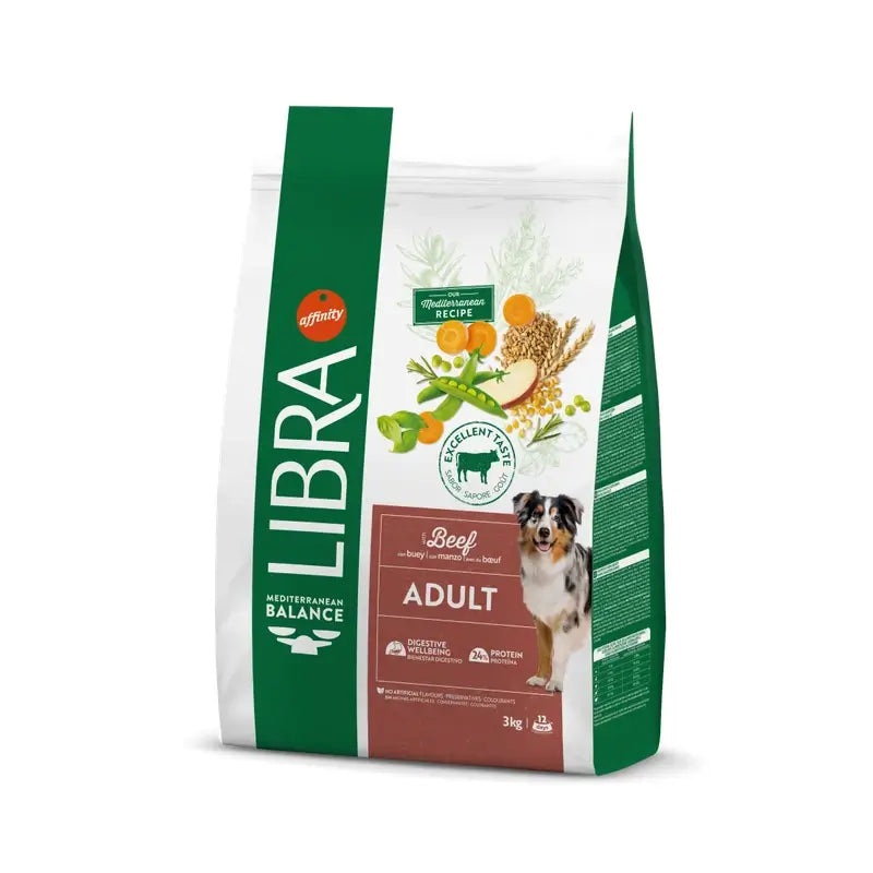 Libra Canine Adult Buey 3 Kg, pienso para perros