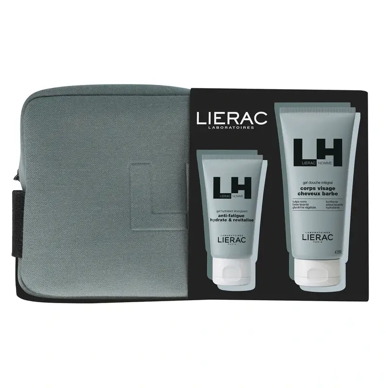 Lierac Homme Cofre Gel Hidratante Energizante 50ml + Gel Ducha, 200 ml