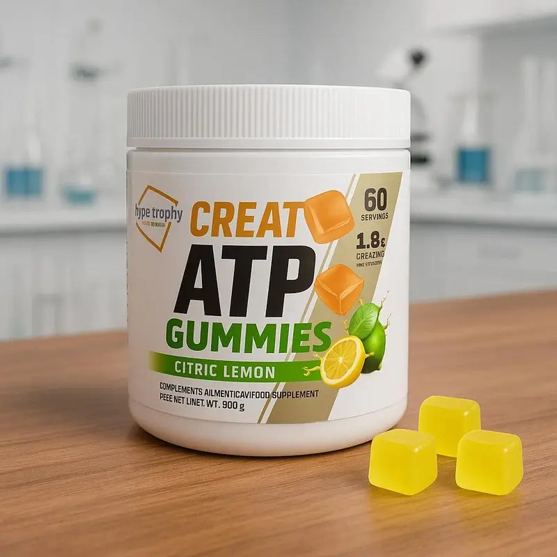 Hypertrophy Nutrition Creatina ATP Limón, 120 gominolas