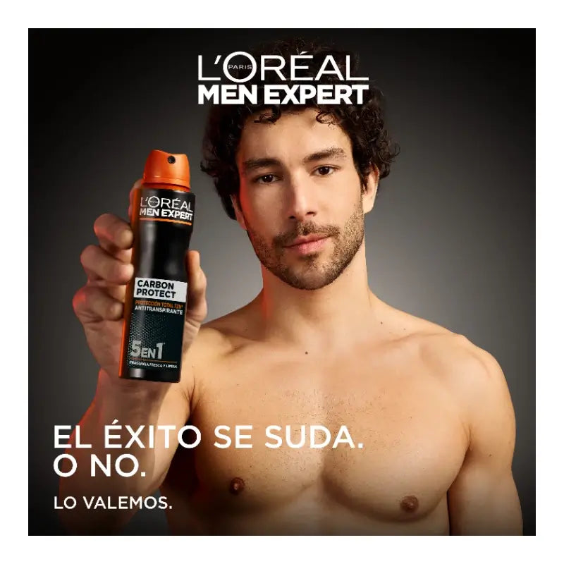 L'Oreal Paris Desodorante Spray, Proteccion Total 48H, Para Hombre, 150 ml