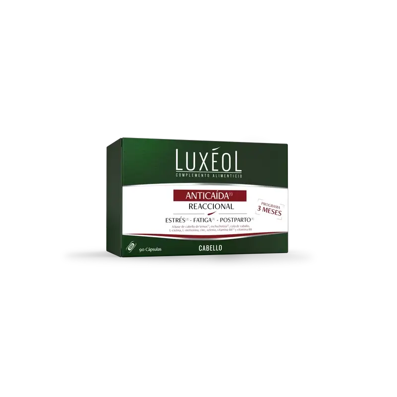 Luxeol Anticaida Reaccional 3 Meses , 90 comprimidos