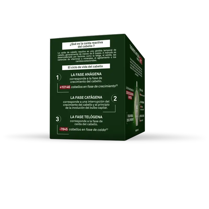 Luxeol Tratamiento Anticaida Reaccional 3 En 1, 14 Viales X 7 Ml