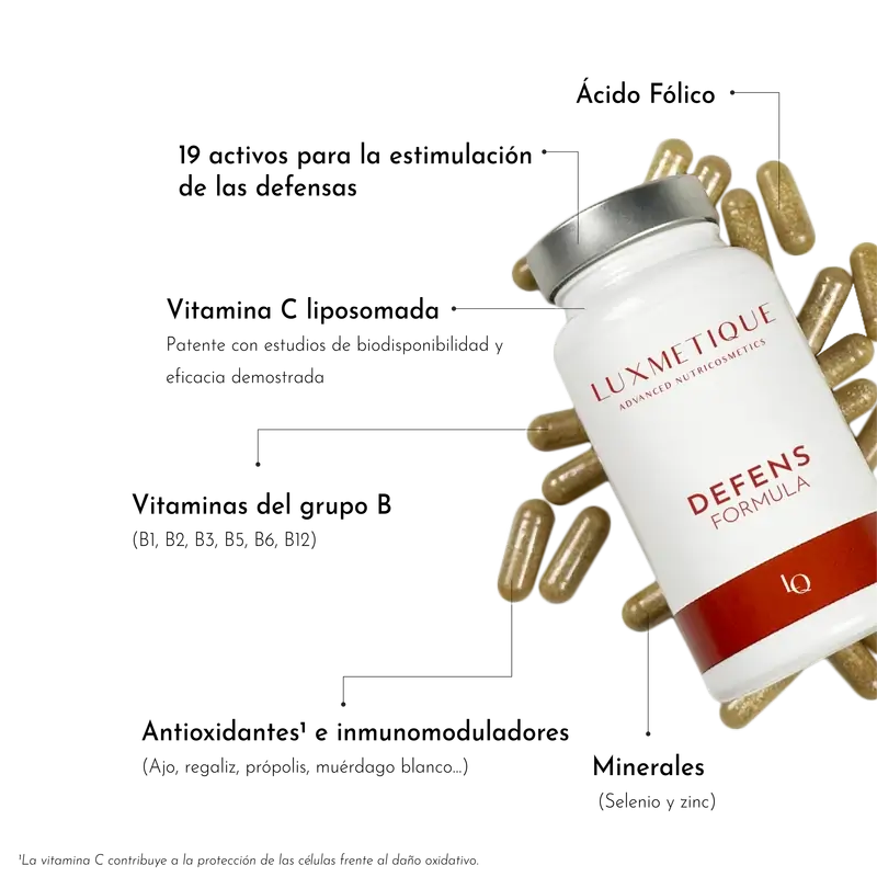 Luxmetique Fórmula Defens19 60 cápsulas