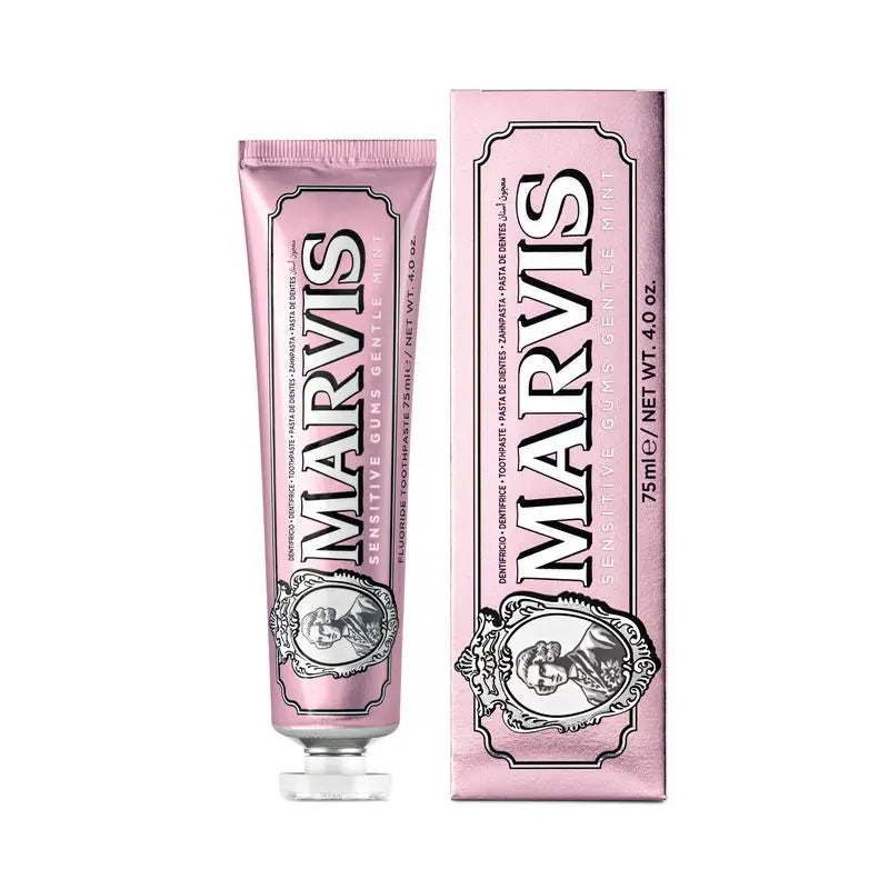 Marvis Dentífrico Sensitive Gums Gentle Mint Con Flúor , 75 ml