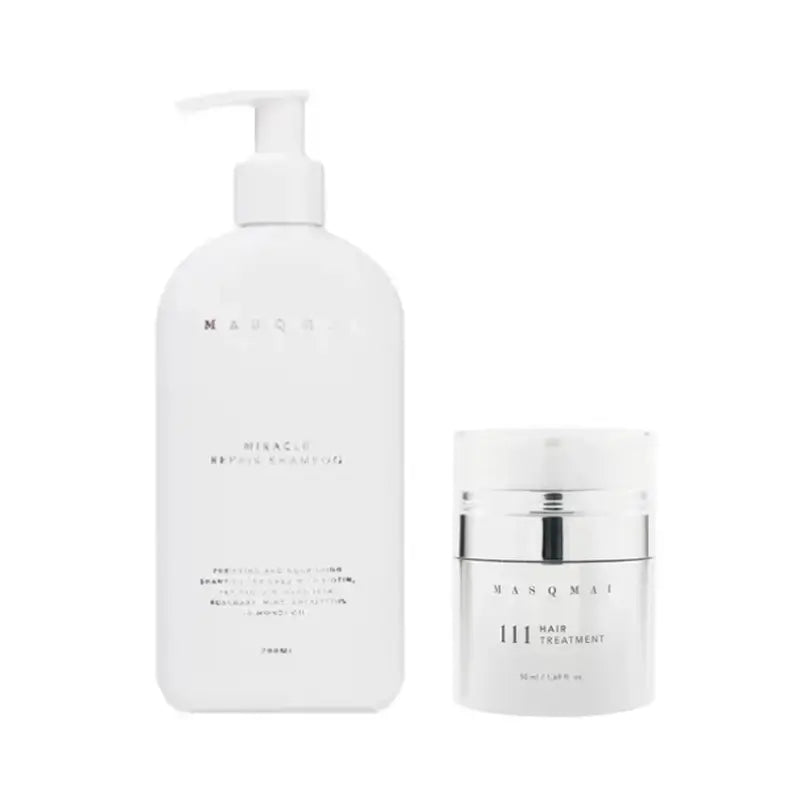 Masqmai Miracle Repair Shampoo, 200 ml + Masqmai 111 Hair Treatment, 50 ml